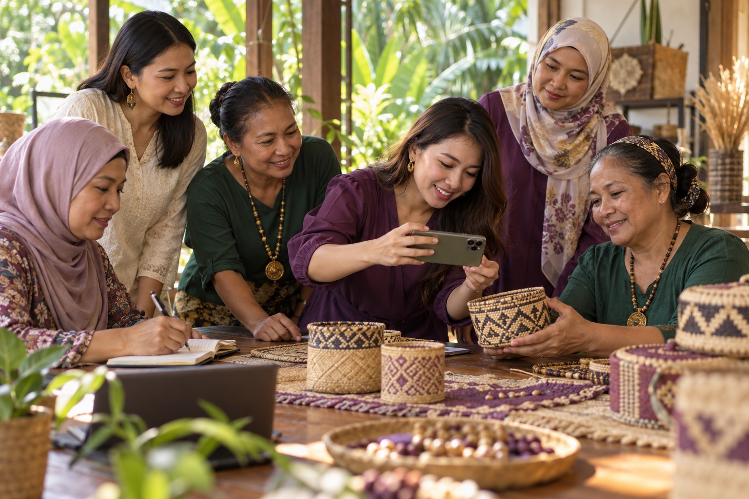 Idea untuk sesi perkongsian kemahiran digital oleh wanita, untuk wanita di Sandakan.